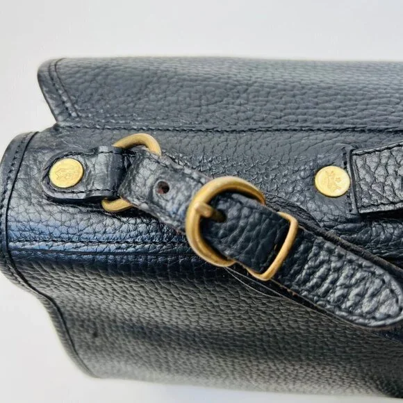 IL Bisonte Vintage Leather double sides Briefcase, Black - Picture 11 of 16